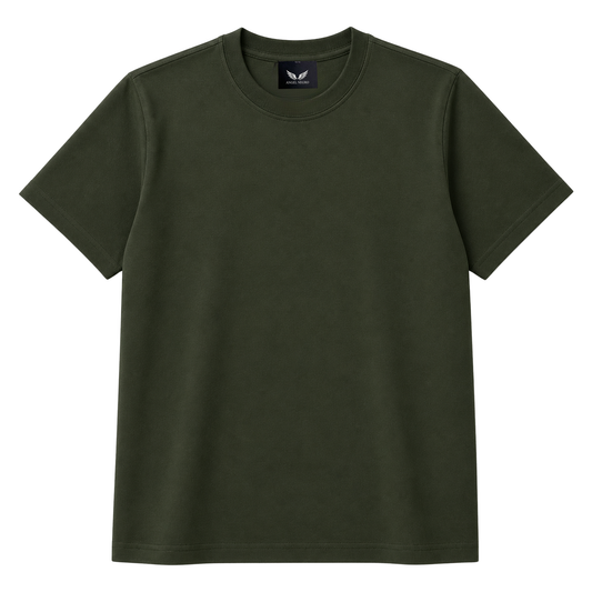 POLO MANGA CORTA VERDE MILITAR