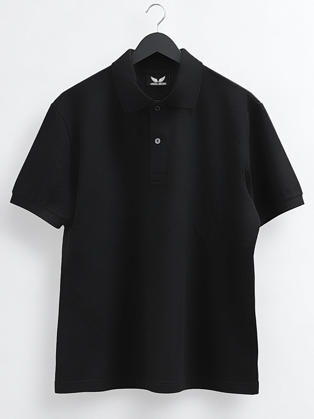POLO PIQUÉ NEGRO 24/1